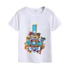 Paw Patrols Letter AZ TShirt White Cartoon Chase Skye Short Sleeve Tops Cute Rubble Zuma Summer Casual Clothes Birthday Gifts