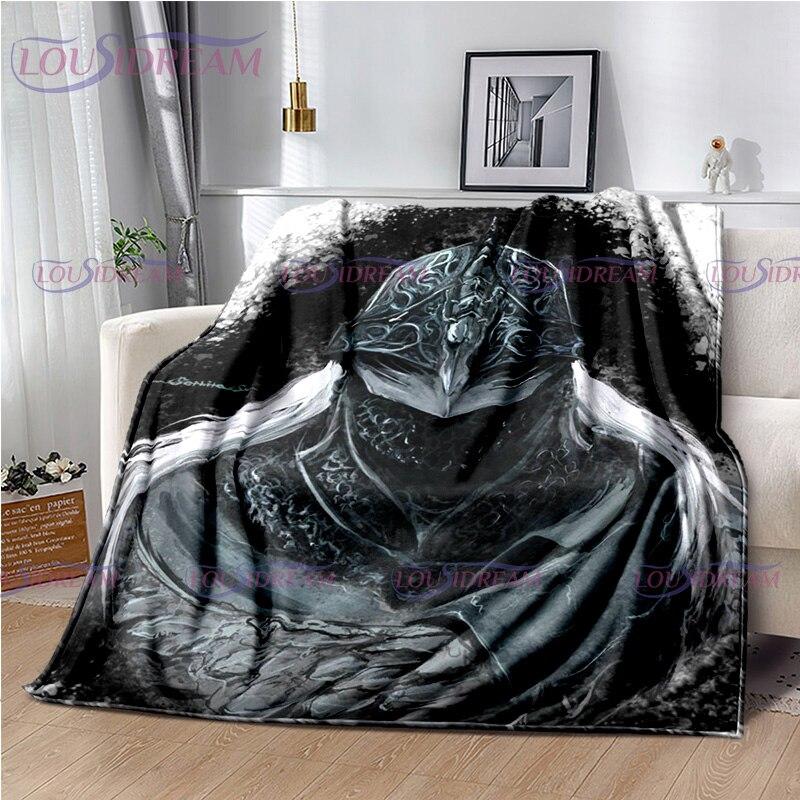 Personalized Elden Ring Blanket The Tarnished Print Flannel Blanket Ranni Soft Warm for Beds Throw Sofa Cover Bedspread