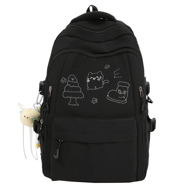 Schoolbag Japanese ins College Wind Large Capacity School Bag Female Simple College Student Junior High School Student Computer Backpack