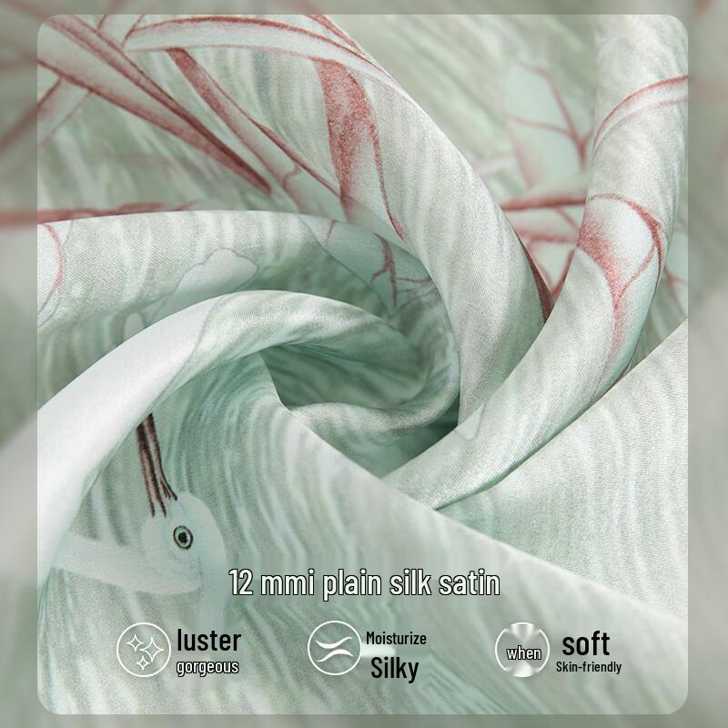 Gong Li Forbidden City 'Memories of Jiangnan' Double-Sided Mulberry Silk Scarf