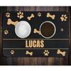 Pet Feeding Mat-Absorbent Pet Placemat Rubber Backing Quick Dry Water Mat For Dog Cat For Food And Water Bowl With Waterproof
