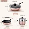 ASD Non-Stick Cookware Set with Steamer