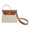 Canvas With Leather Crossbody Bag, Shoulder Bag Mini Women's Light Beige & Light Tawny H085414CKAA