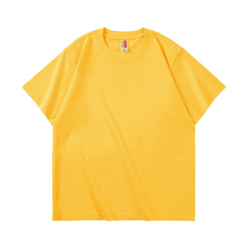 Boys' Pure Cotton School Style Short-Sleeve T-Shirt for Ages 10-14 - Summer 2025