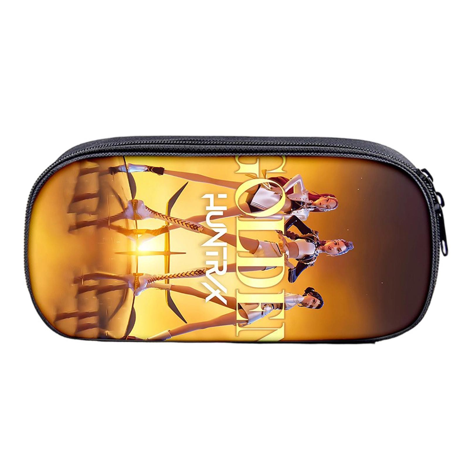 

Печатный пенал для канцелярских принадлежностей с принтом ведьм для девочек, для учеников начальной и средней школы One Size