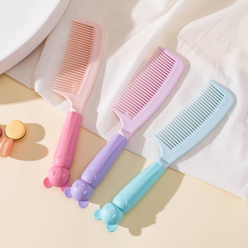 Sudi Cute Pink Anti-Static Portable Hair Comb (10-Pack)