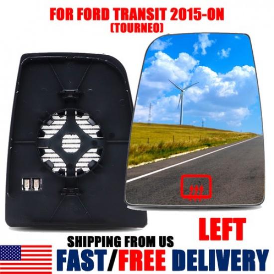 Стекло левого бокового зеркала Верхнее Нагреваемое Для Ford Transit 150 250 350 2015-2024