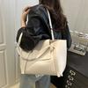 2025 Summer European and American Trends Korean Large-Capacity Bags Women's Fashion Retro Commuter Tote Bags Simple Shoulder Bags