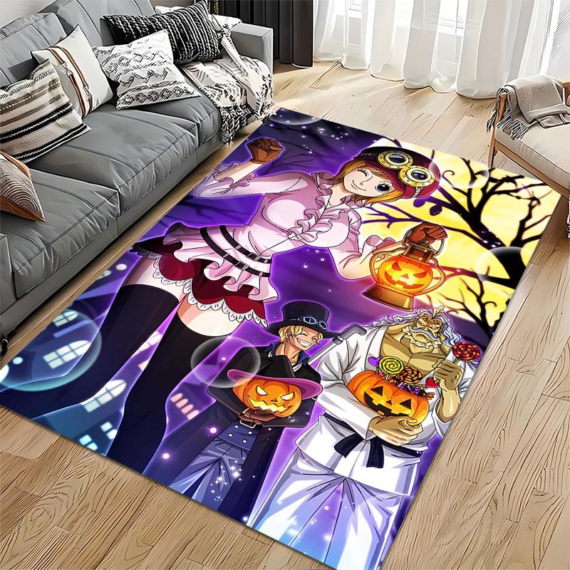 Halloween Anime Characters Design Suitable As a Non-slip Mat for the Living Room or Bedroom Sofa