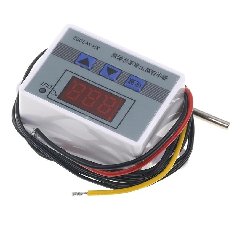 W3001 W3002 Mikrokomputerowy regulator temperatury DC12V 24V AC110 AC200V Cyfrowy termostat Termoregulator Ogrzewanie Chłodzenie Kontrola