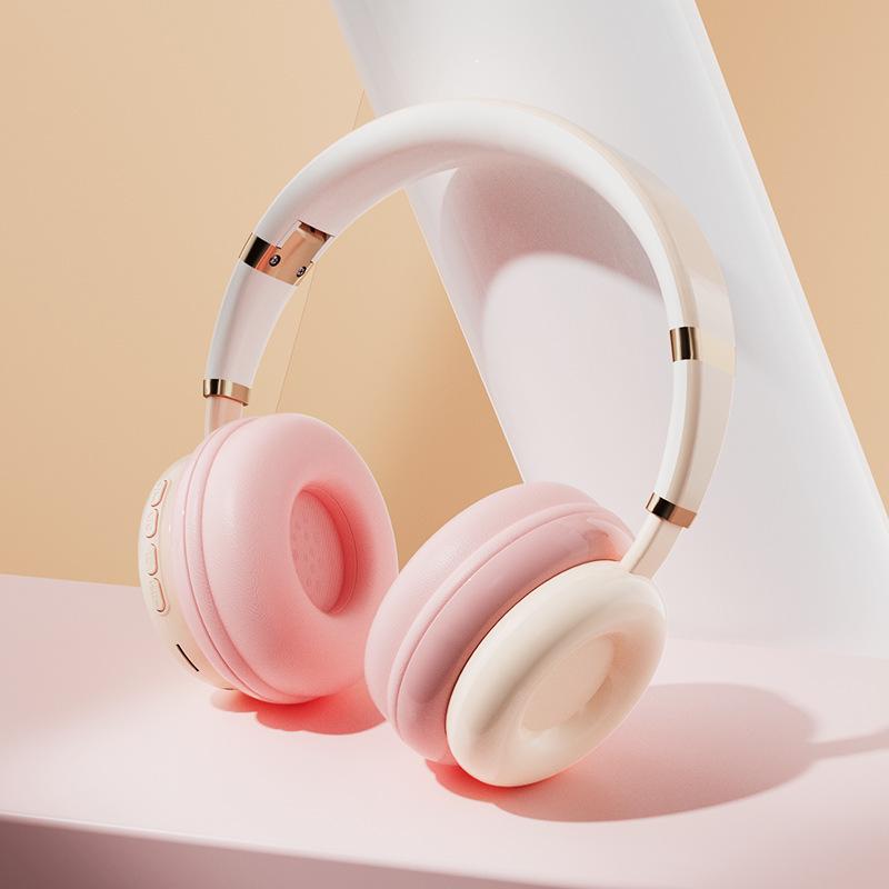 KE26 Sweet Donut Bluetooth Over-Ear Headphones with Mic, Superb Sound & Stereo Card Slot