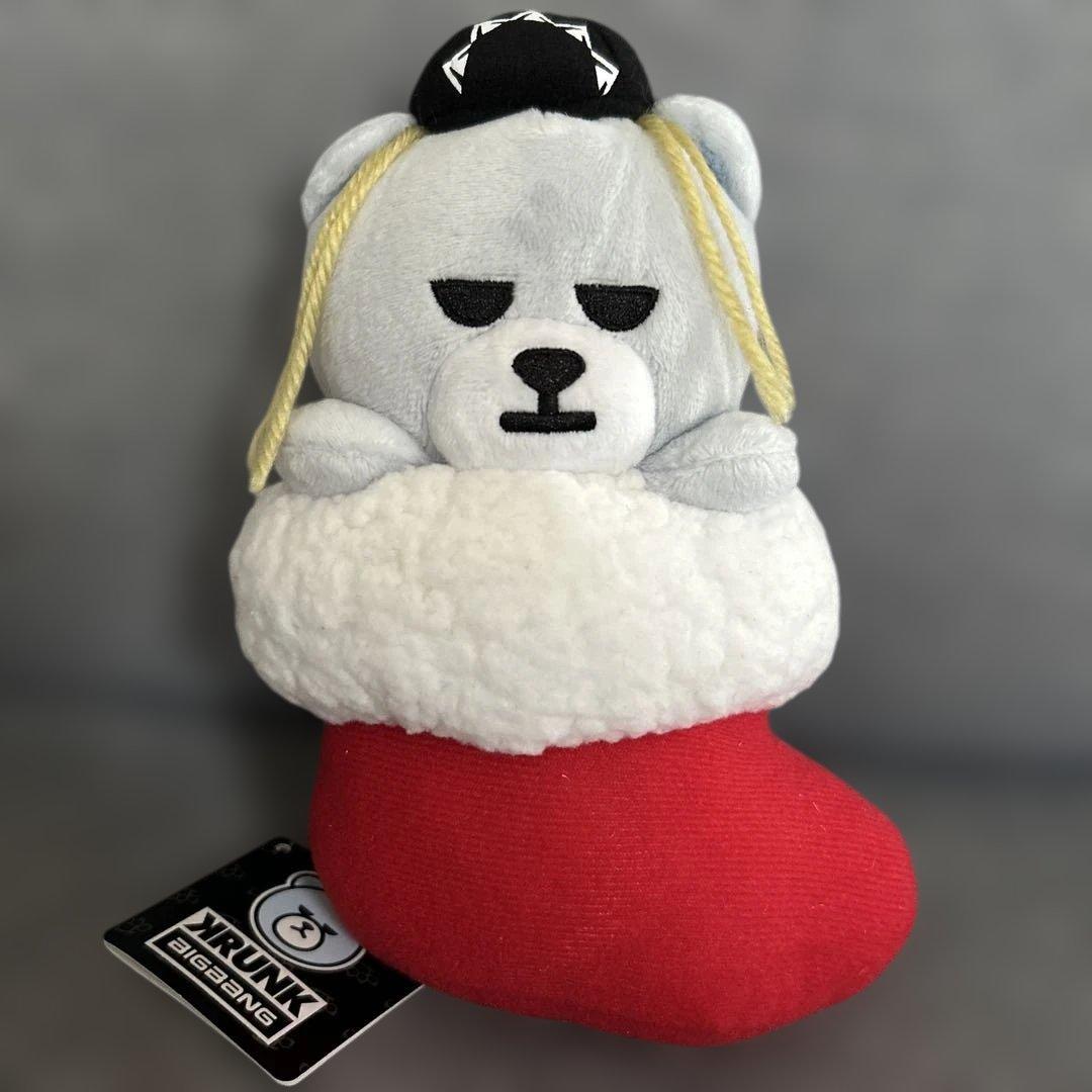 [USED] BIGBANG KRUNK Christmas Boots Plush Toy SOL Yongbae