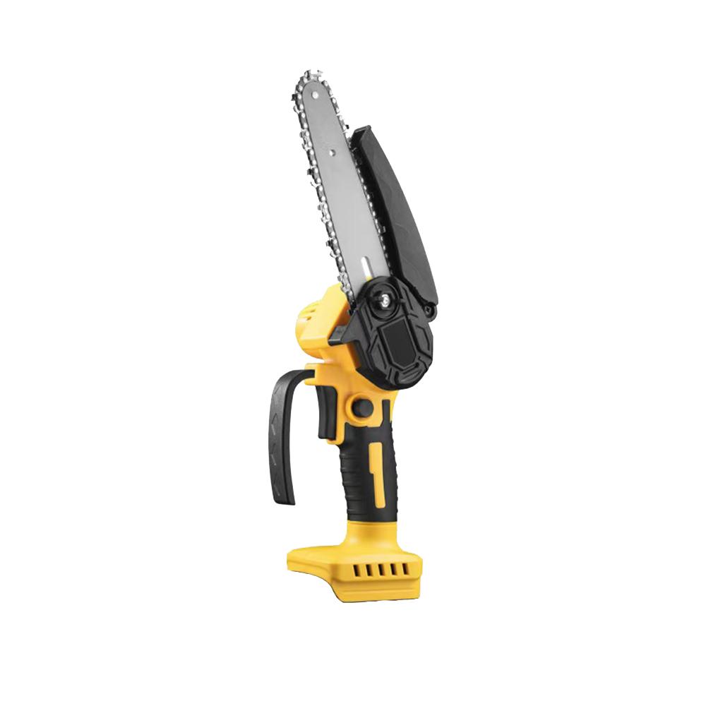 Motosserra Mini 4/6In Sem Fio Marcenaria Portátil Jardim Serra Elétrica Ferramenta de Corte Compatível Bateria Makita/Dewalt/Milwaukee 18V