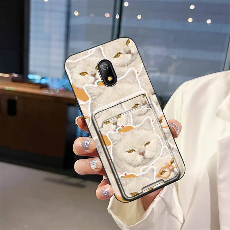 

Мягкий чехол Противоударный чехол для телефона для Itel A16/A16 Plus Кармашек для карт Граффити Кармашек для карт Противоударный Прочный Полная защита ТПУ Itel A16/A16 Plus