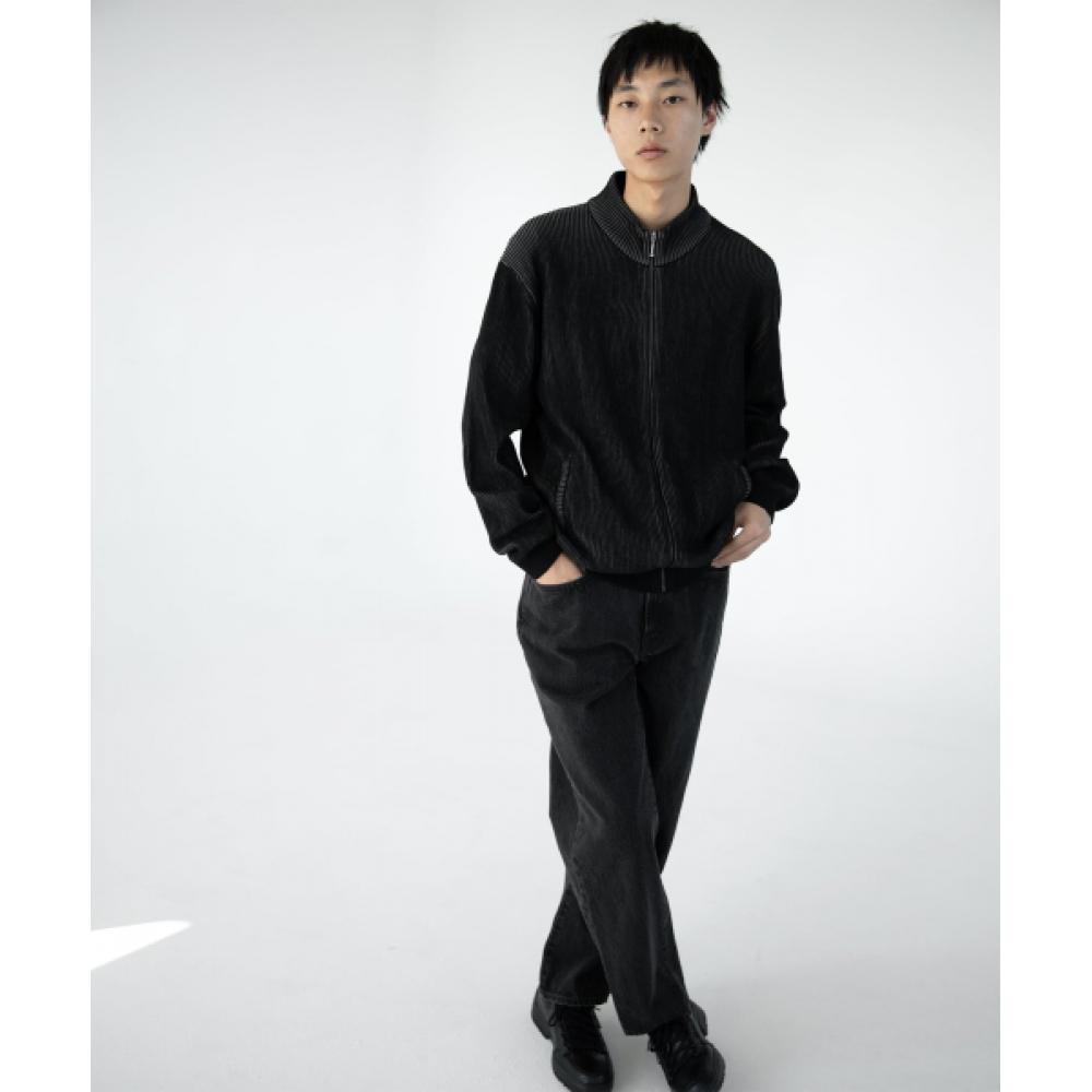 Thisisneverthat Full Zip Cardigan Black