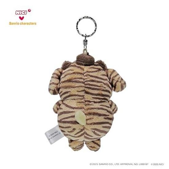 NICISanrio Characters Mascot Key Ring PompompurinTiger