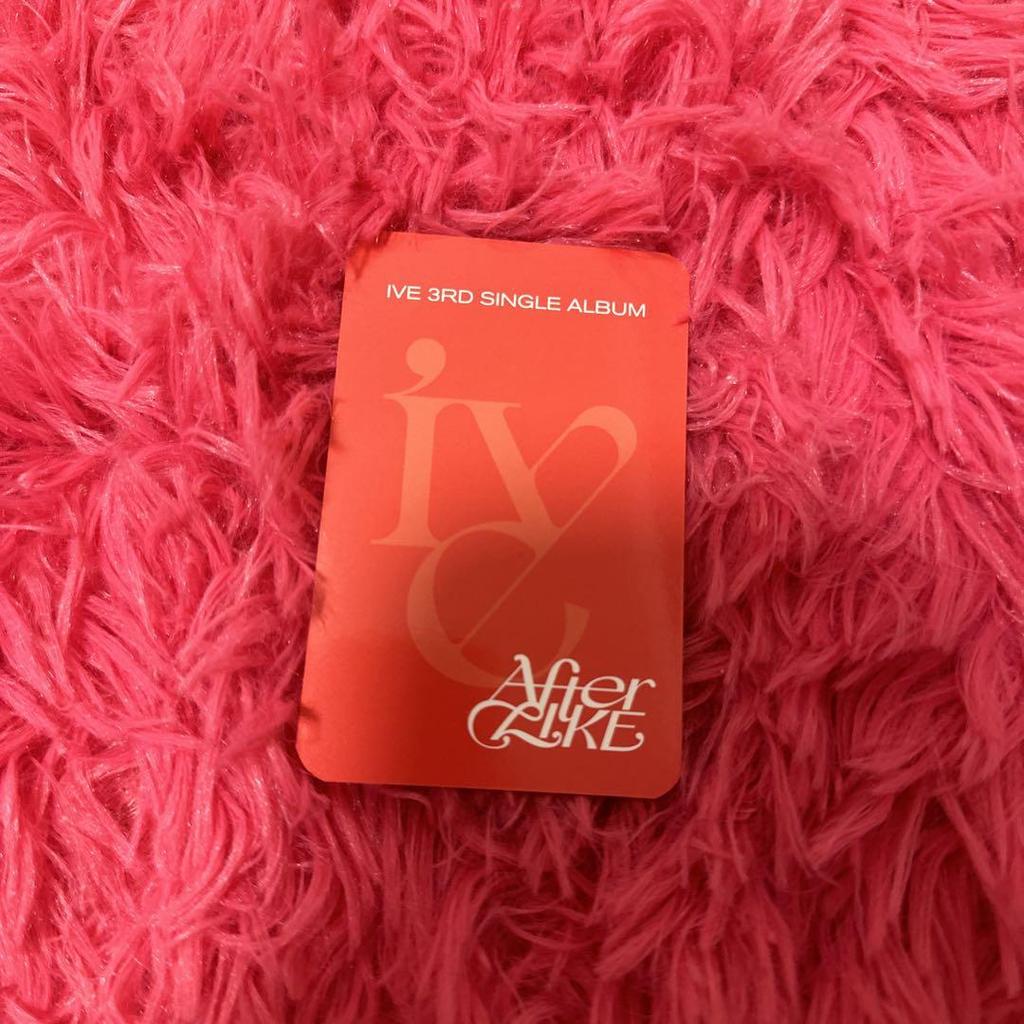 [USED] IVE soundwave afterlike bonus trading card Wonyoung