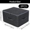 3 Pcs Extremely Large Clothes Storage Bin Foldable Quilt Pants Sweater Organizer Box Bedroom Closet Wardrobe Organizer