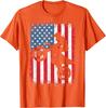 Dirt Bike Motocross Biker American Flag 4th of July Boys Men Unisex T-Shirt 4