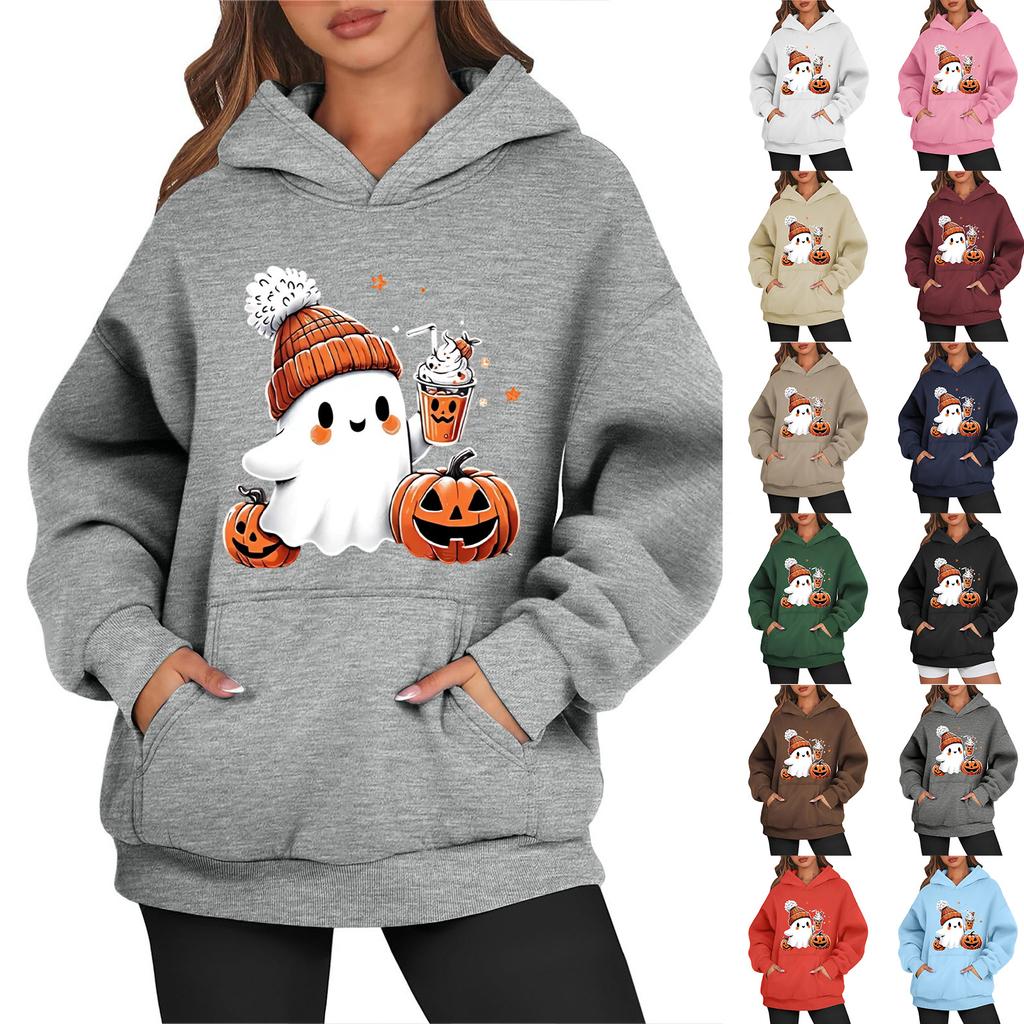 Women's Fashionable Daily Versatile Casual Hooded Sweatshirt, Daily Long Sleeved Patch Top Sweatshirt