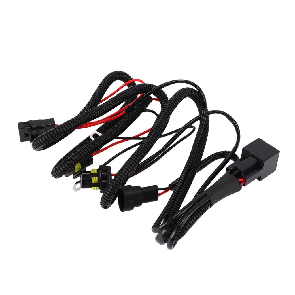 LED Light Bar Wiring Harness Kit 40A 2 Plugs 9006 Fog Light Wiring Harness Relay Kit for Vehicles