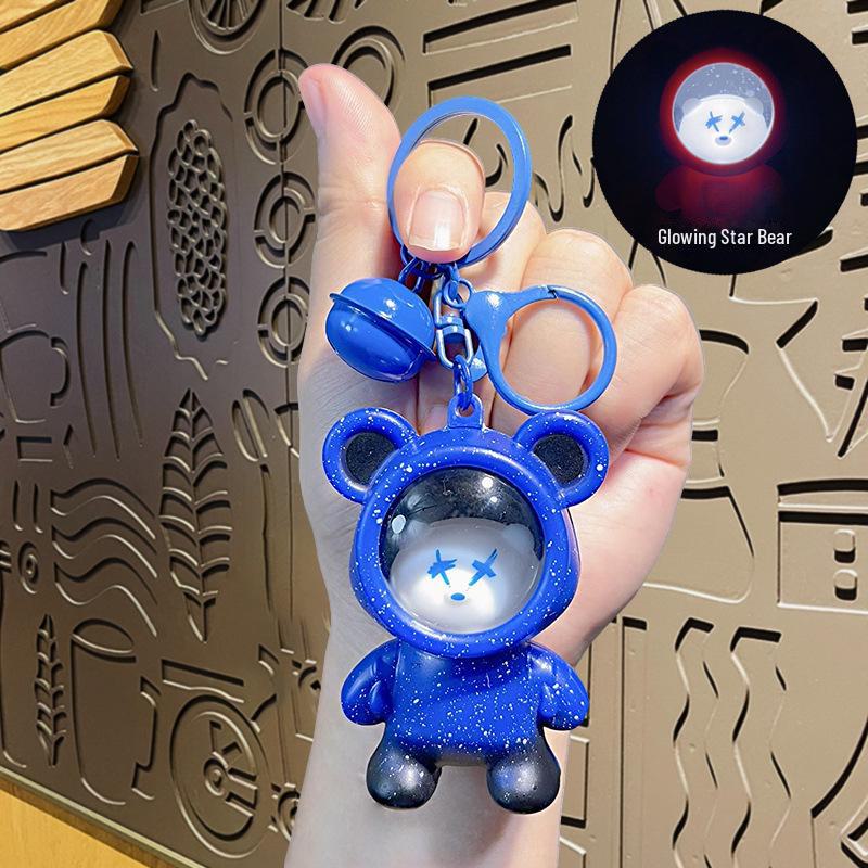 Brelok Miś Gwieździste Niebo 2024: Zmieniający kolor wisiorek dla par