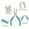 Mini Jewelry Pliers Set Diagonal Pliers Round Bent Needle Nose Cutter Handcraft Beading Insulated Plier For DIY Jewelry Tool