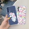 RE17 Cartoon Unicorn Transparent Phone Case for Motorola Moto Edge 20 30 40 50 S30 Fusion Ultra Pro Neo Lite + G200 G23