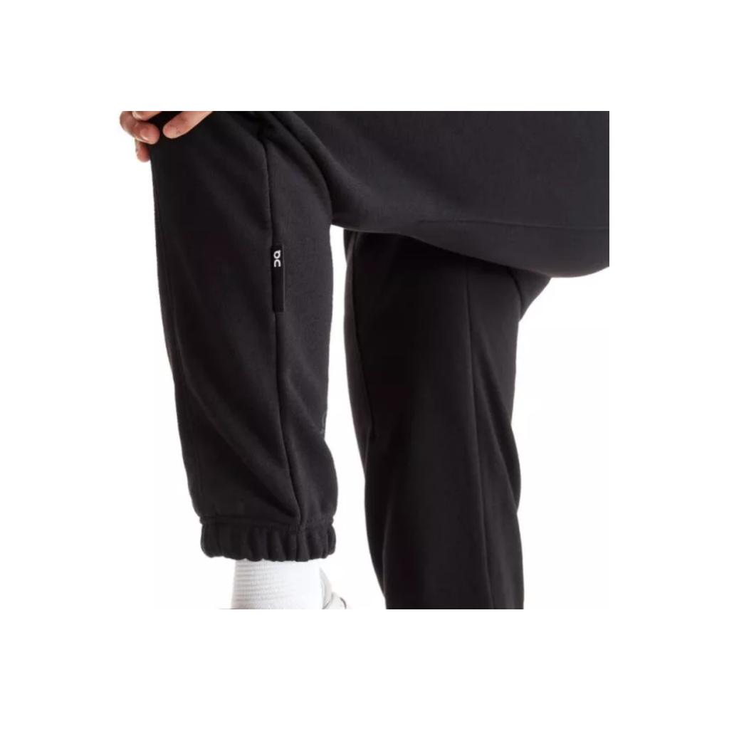 On Ang Pao Club Einfarbige bequeme vielseitige Freizeithose mit Bündchen für Damen Schwarz 1WE10050553