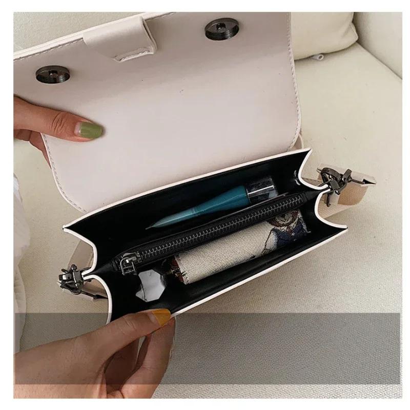 New Style Ladies Crossbody Bag Fashion Shoulder Casual Messenger Bags Frosted Fabric Mobile Phone Small Bags