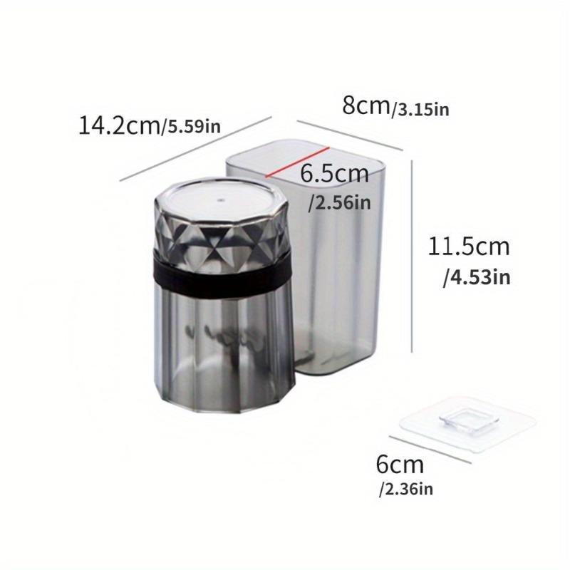 1pc Toothbrush Holder Rack with Cup Toothbrush Case Cover Facial Cleanser Toothpaste Holder