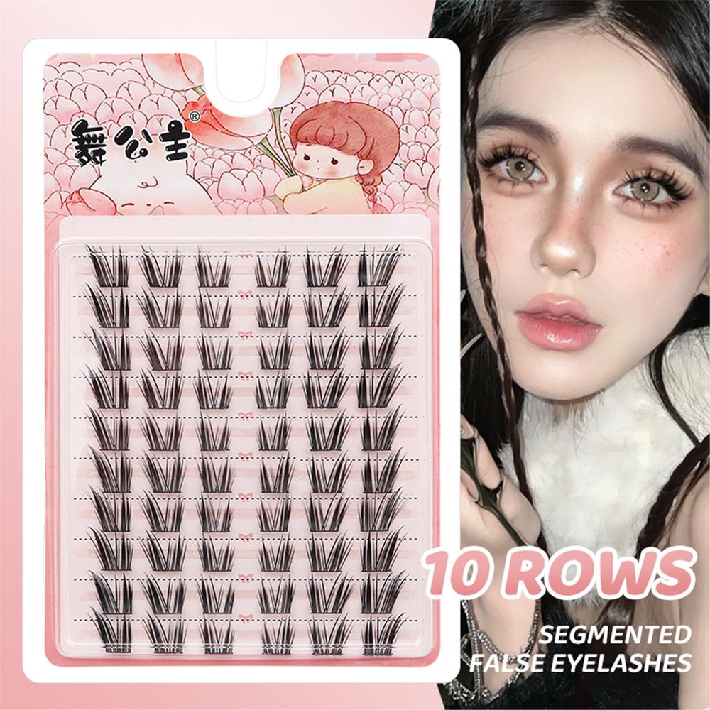 Wispy Manga Eyelash Clusters Natural Anime Individual Lashes 60/100Pcs Fairy Lash Clusters