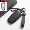 For Geely Emgrand 7 GX3 Atlas GS NL3 Gili Emgrand 7 EX7 GT GC9 Leather Metal Car Key Case Cover Key Protection Shell Accessories