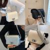 Mini Shoulder Bag 2023 New Small Square Bag With Chain Strap Summer Quilted Texture Urban Style Bag