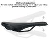 High Quality Leather Bike Saddle Steel Rail Waterproof Soft Cushion Ventilation Road MTB Fixed Gear Unisex Adults Sport Bicycle