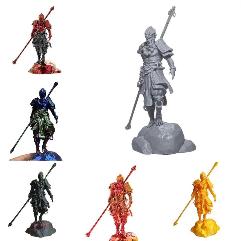 3d Manufacturer Direct Wholesale Black Myth Wukong Statue Chinese Son Goku Keychain Model