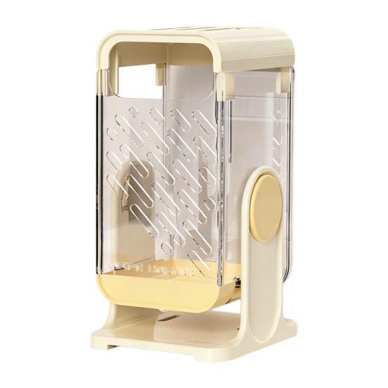 

Rotating Tool Cutter Holder with Multi-Angle Hovering Shaft Rack Wall-Mounted or Countertop Drainage Organizer for Kitchen жёлтый