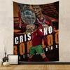 C-Cristiano R-Ronaldo CR7 Arazzo Anime Appeso Tarocchi Tappeti da Parete Hippie Arredamento Casa Stanza del Dormitorio