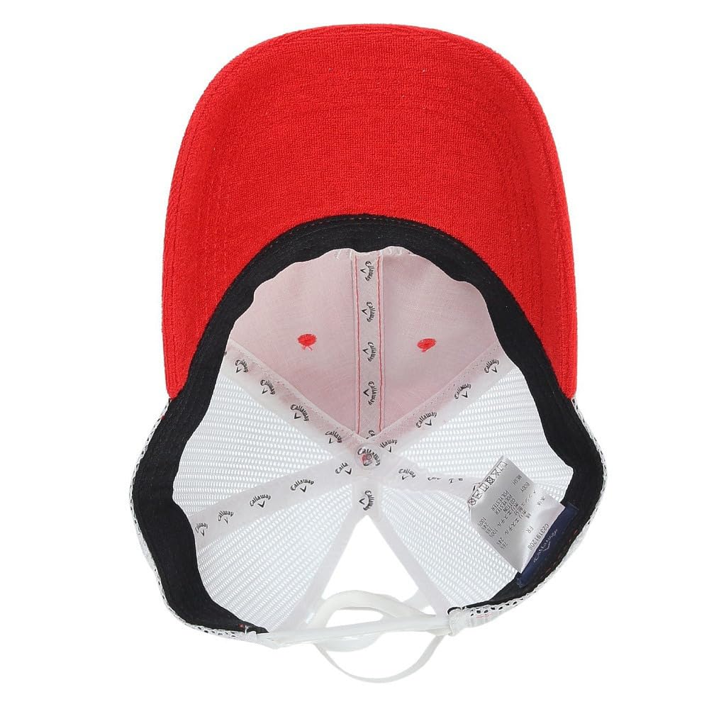 Callaway Mesh Cap Tail Adjustable Golf Hat C23191208 Free Size Women's (Bonnie Style, Size) / / 1100_Red,