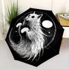 1pc Yin Yang Cat Automatic Umbrella High Quality Canopy, Portable Folding Umbrella with, Ideal Gift for - Travel, Everyday, Formal Events, S