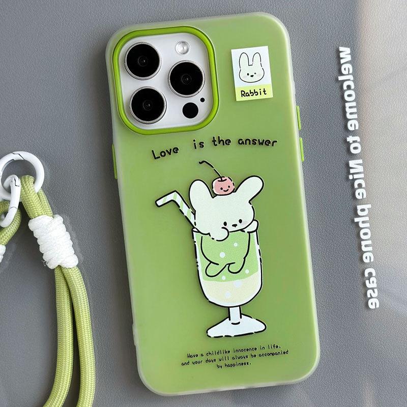 Zhitai Jelly Skin Case for Apple iPhone 16, 15 Pro, 14 Pro Max, 13, and 12 with Hand Strap