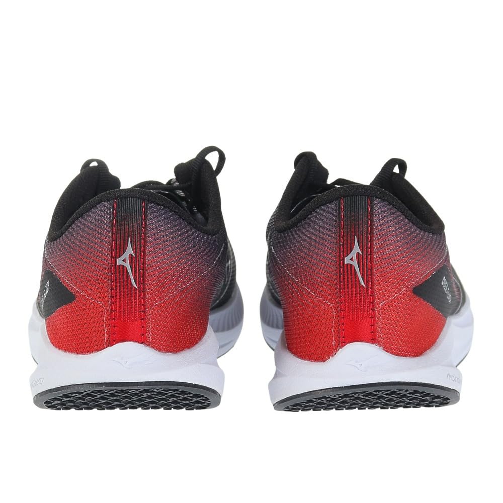 Mizuno Duel Flash Track and Field Shoes, Men's, Black/Silver/Red, Size 26.5 Cm, 2E