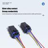 1 Set Car Relay With Socket Dc 12/24V 40A 4/5Pin Amp Waterproof Relay Harness Tinned Copper Wires 5-Pin Spdt For Boat Auto Fan