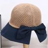 New Sunscreen Hat In Spring And Summer Children's Fashion Bucket Hat Folding Bow Sun Hat Sunscreen Hat