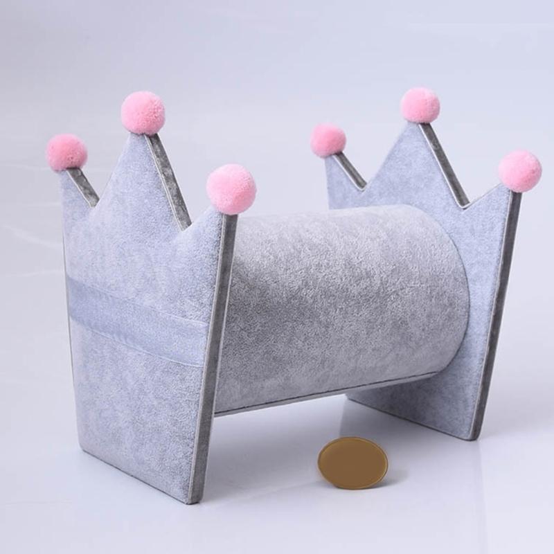 Elegant Hair Jewelry Holder Hairbands Holder Hair Clip Holder Earring Storage Stand Soft Plush Texture for Hairband