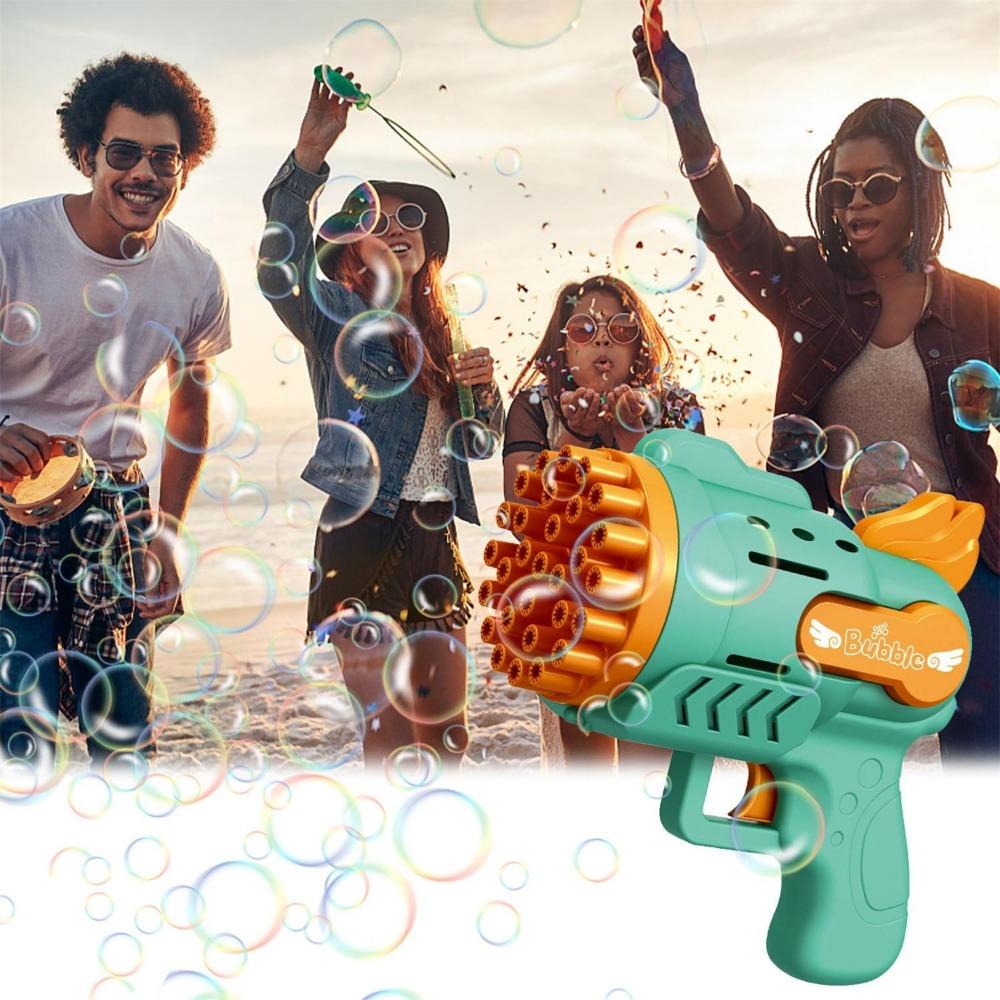 Bubble Machine Handheld  29 Hole Automatic Soap Bubble Machine  Summer Outdoor Toy Gift Boys Birthday Wedding Party  Gifts