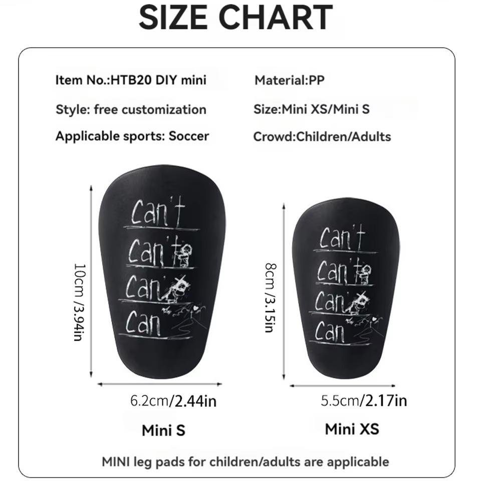 Loogdeel Mini Shin Pads Wear-resistant Shock Absorbing Leg Support Football Training Shin Guards Soccer Training Shank Board