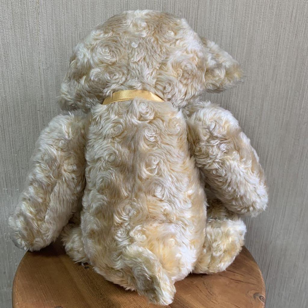 [USED] RUSS large curly-haired teddy bear
