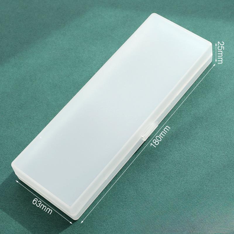 1 Piece Mini Pencil Pouch Small Fashion Simplicity Solid Color Series Pencil Case Back To School Lovely Stationery Storage Box