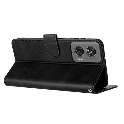 For Motorola Edge 50 Fusion 5G Case PU Leather Stand Wallet Shockproof Business Phone Cover